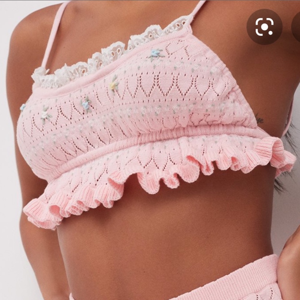 ISO: For Love and Lemons Charleston Top in Pink